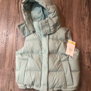 Frosted Jade Wunder Puff Cropped Vest